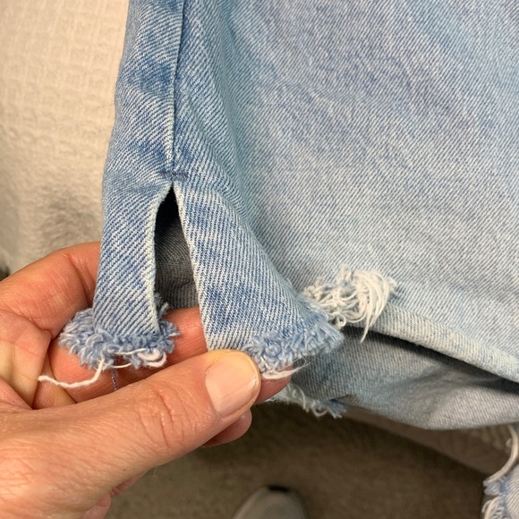 Abercrombie & Fitch the cutoff short high rise curve love size 30 (10) - Picture 11 of 13